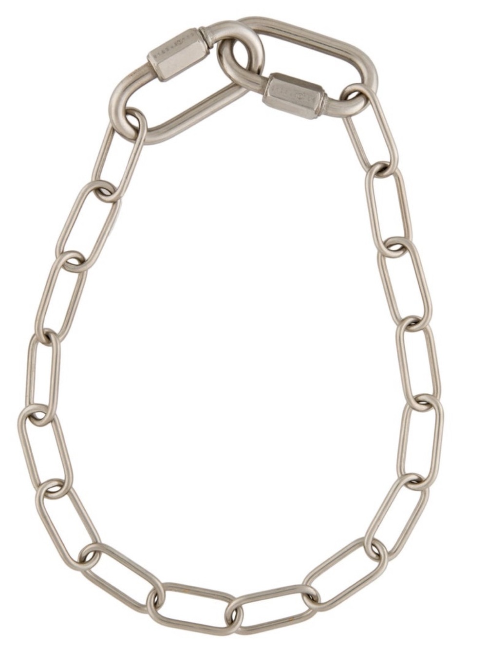 MM6 Maison Margiela silver chain necklace